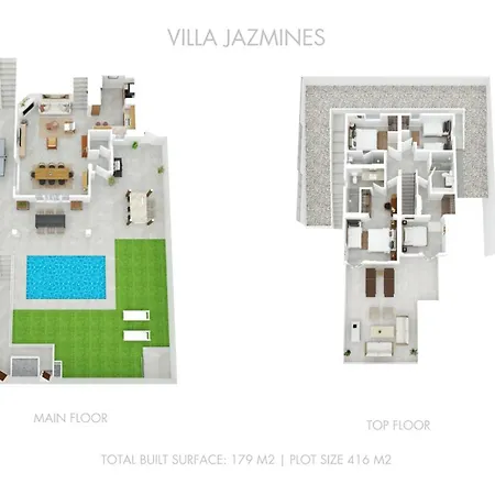 Vacation I Jazmines, 4bdr, Private Pool & Bbq, Golf Valley, Walking Distance To Puerto Banus, High-end Restaurants Villa Marbella